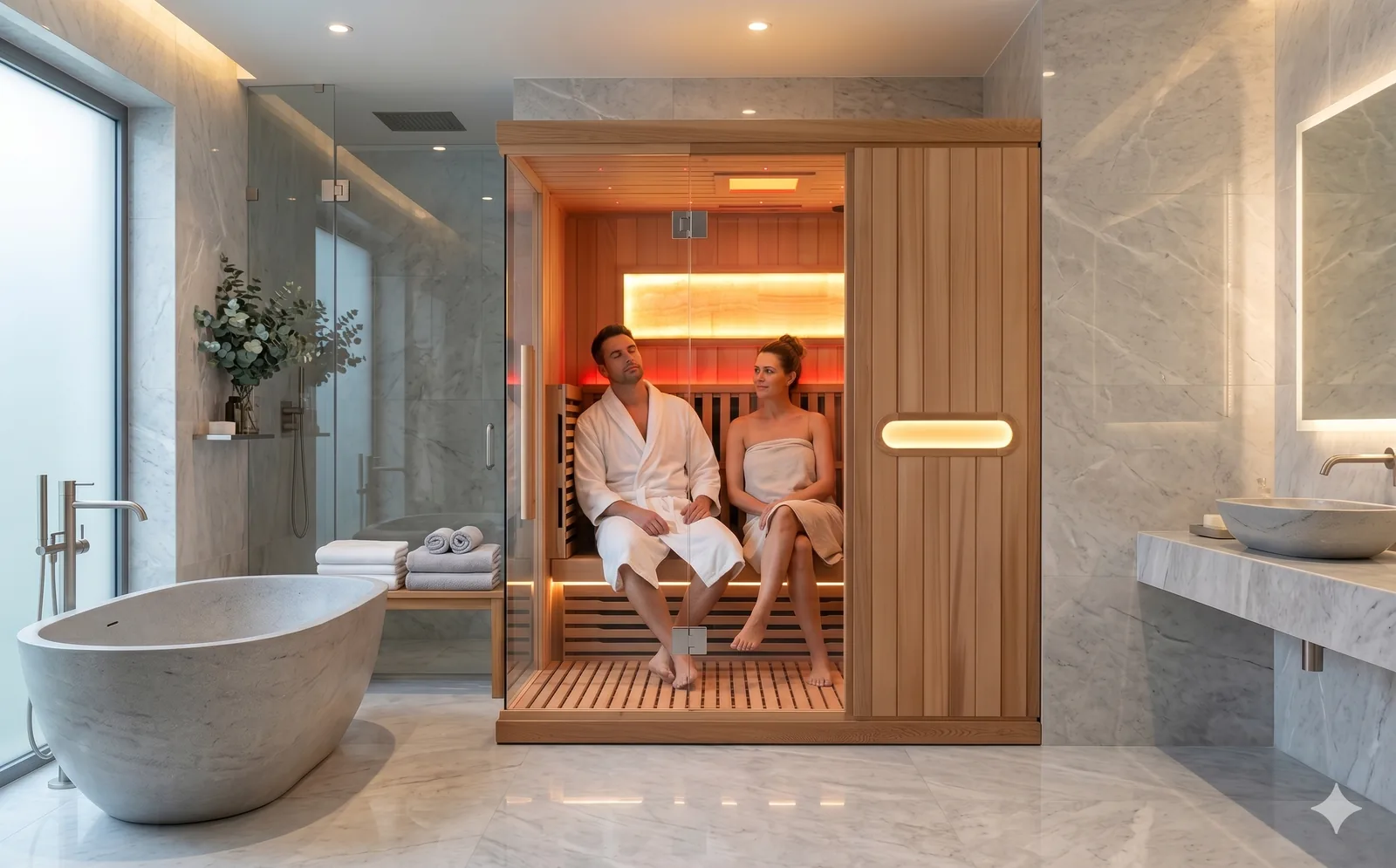 SIP-I069 Far-Infrared Indoor Sauna — 180 × 120 × 190 cm
